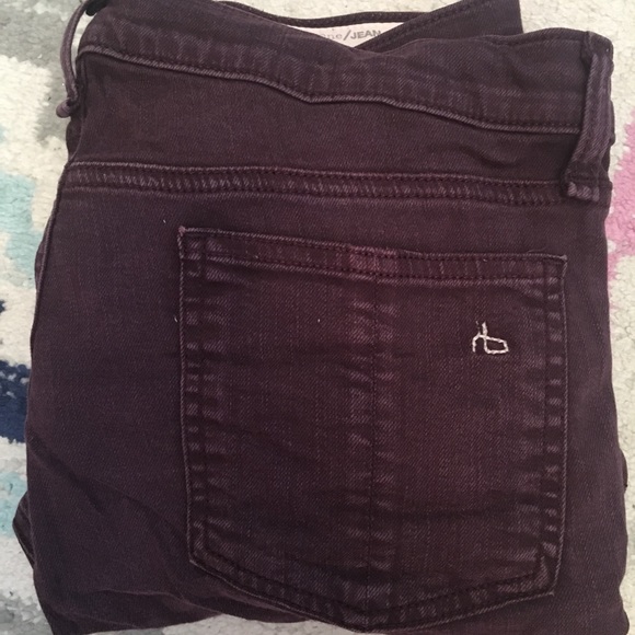 Rag & Bone Skinny Jeans Distressed Wine size  29 - Picture 2 of 8